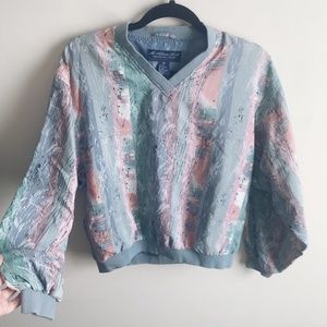 Silk Vintage Mc Adams Scott Golf Pullover